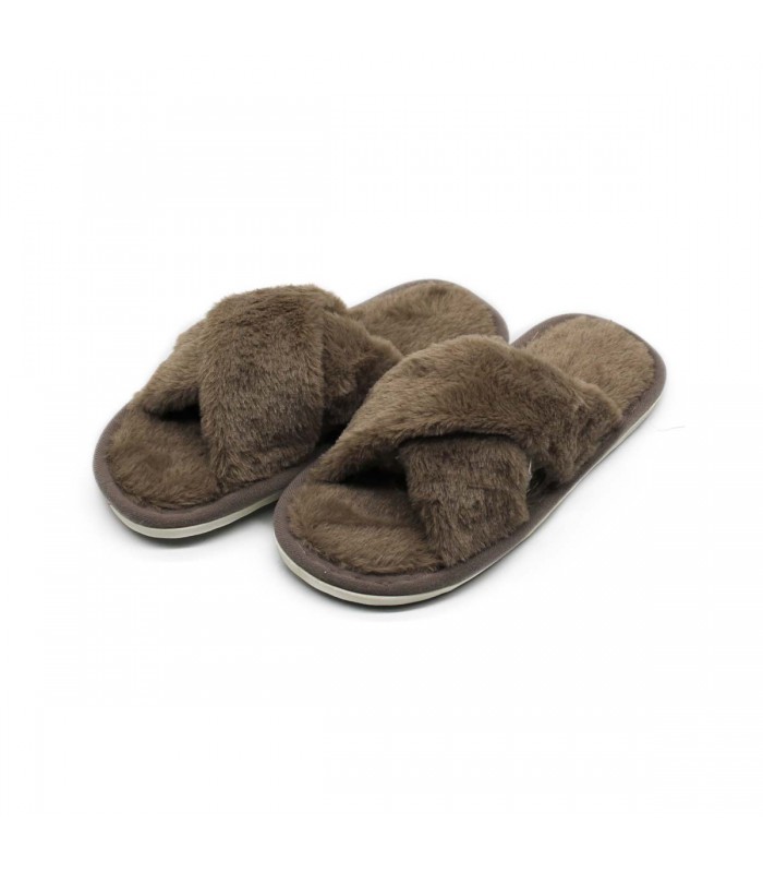 PANTUFLA PELUDO CRUZADO J25908/36-41