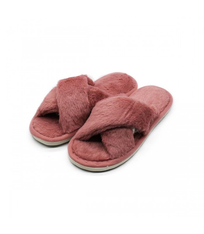 PANTUFLA PELUDO CRUZADO J25908/36-41