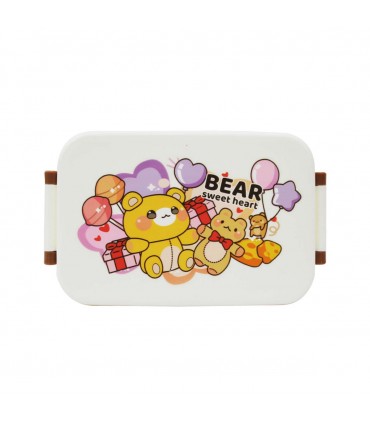 MARMITA INF.850ML J25786 PLASTICO BEAR SWEET HEART