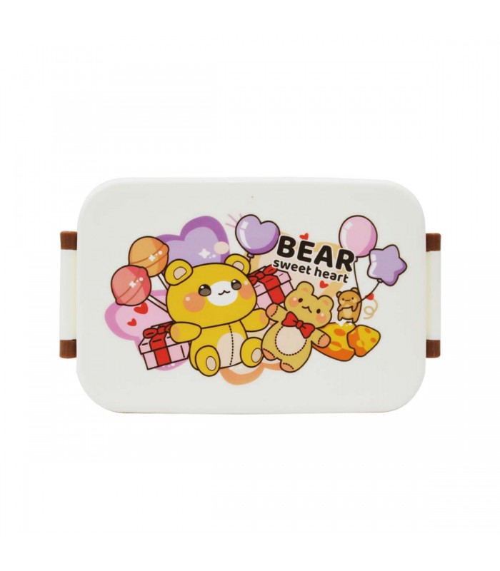 MARMITA INF.850ML J25786 PLASTICO BEAR SWEET HEART