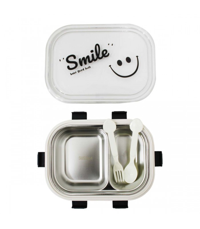 MARMITA INOX 1350ML J25765/25764/SMILE 2LUGAR