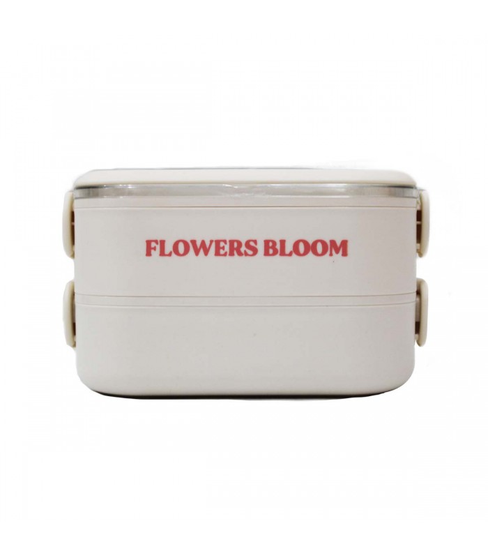 MARMITA DOBLE 2020ML J25775 FLOWERS BLOOM