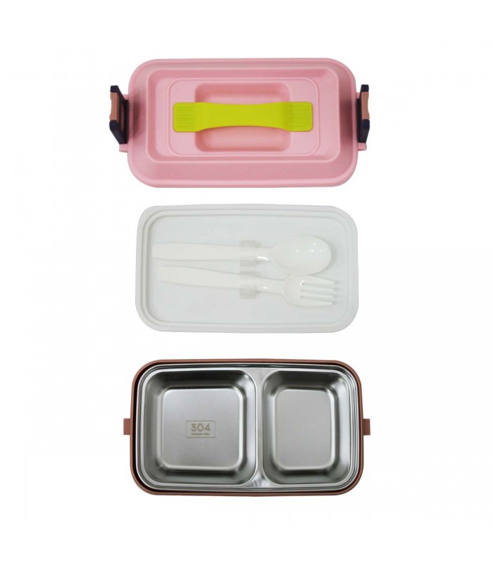 MARMITA INOX 1000ML C/ALZA J25774/LUCH BOX