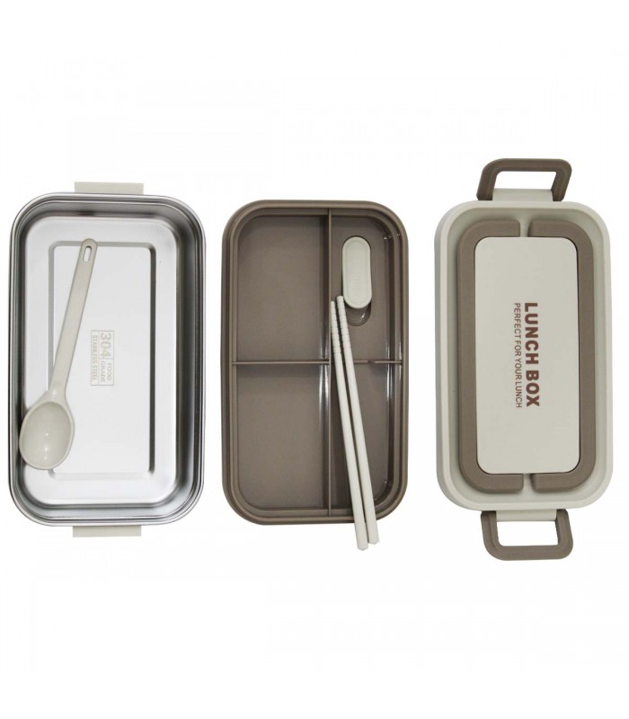 MARMITA INOX 1000ML C/ALZA J25785 LUNCH