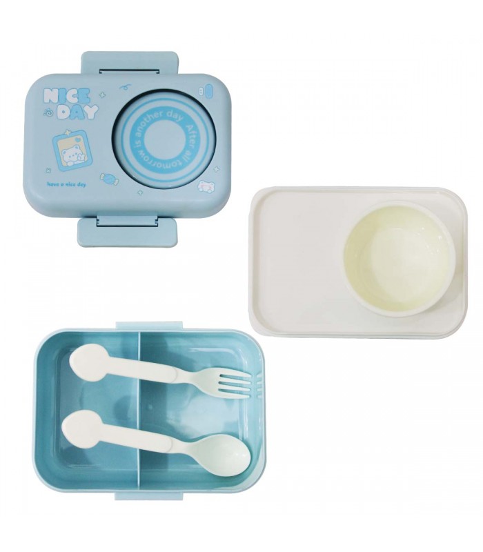 MARMITA INF.PLASTICO C/POTE 875ML J25777 NICE DAY