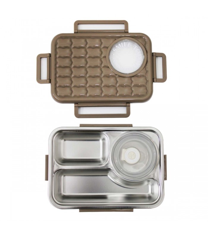 MARMITA INOX 1050ML C/POTE J25760 SMILE TODAY