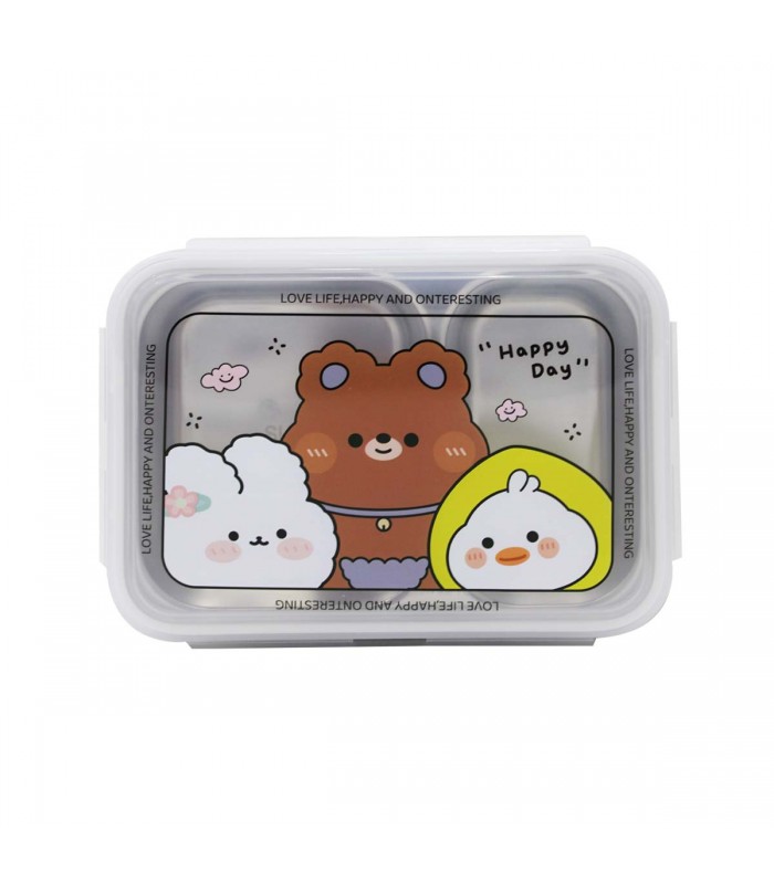 MARMITA INOX INF.900ML J25758 2LUGAR