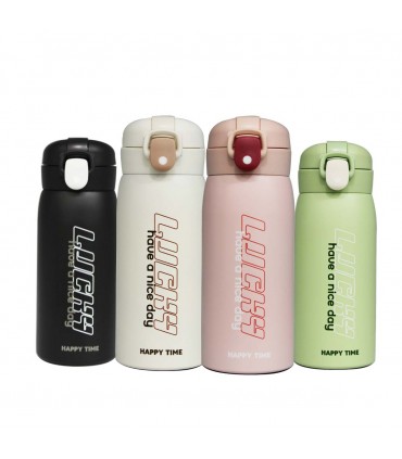 BOTELLA TERMICA 350ML J26135 BW-1298 LUCKY HAVE
