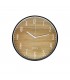 RELOJ D/PARED 30CM J24522 REDONDO BORDE NEGRO
