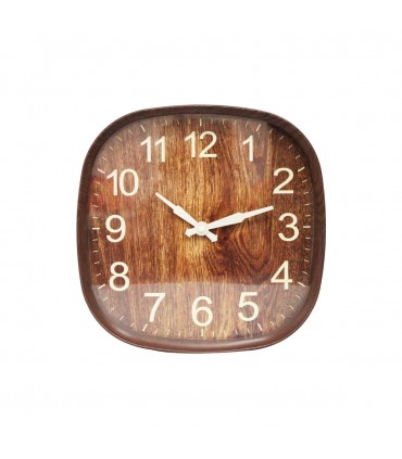RELOJ D/PARED 30CM J24510 MARRON