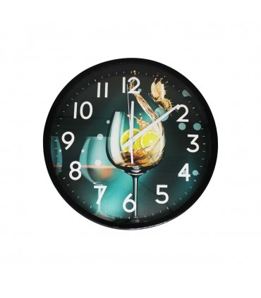 RELOJ D/PARED 30CM J24517 REDONDO