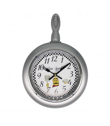 RELOJ D/PARED 38X25 J24502 SARTEN COCINERO