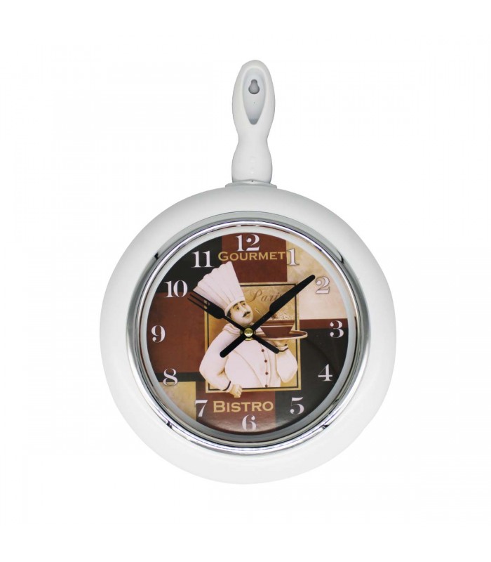 RELOJ D/PARED 38X25 J24502 SARTEN COCINERO