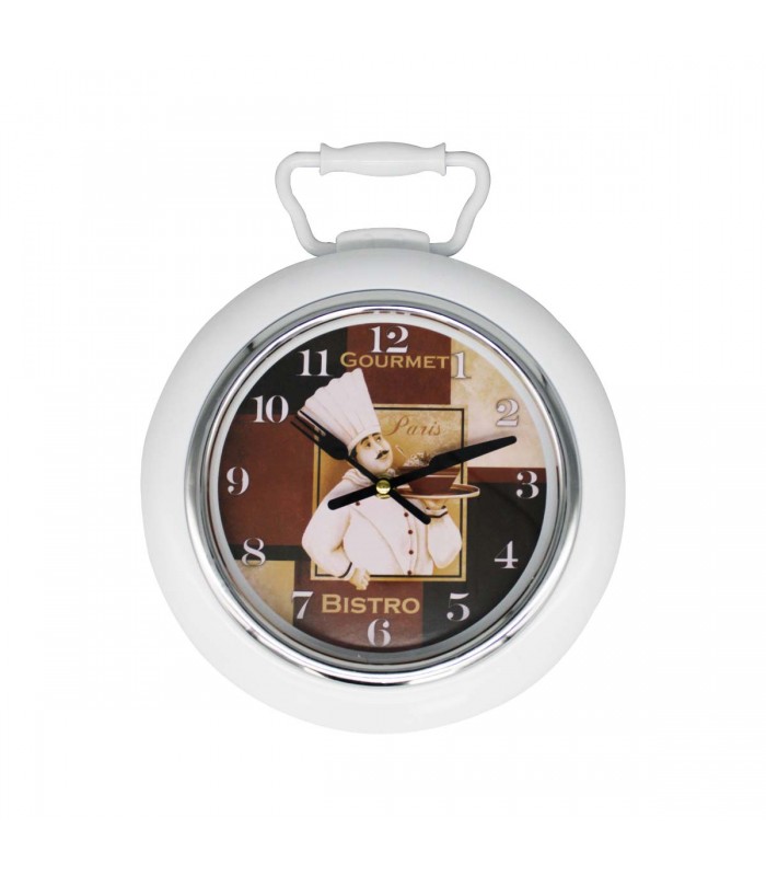 RELOJ D/PARED 30X25 J24503 SARTEN COCINERO