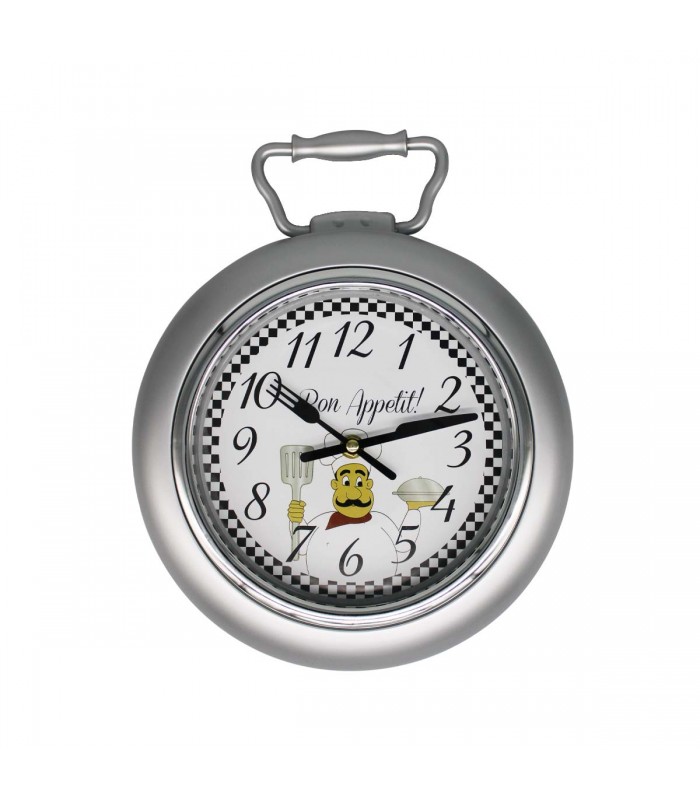 RELOJ D/PARED 30X25 J24503 SARTEN COCINERO