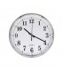 RELOJ D/PARED 30CM J24497 BORDE PLATA