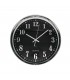 RELOJ D/PARED 30CM J24497 BORDE PLATA