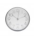 RELOJ D/PARED 30CM J24495 BORDE DORADO/PLATA