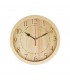 RELOJ D/PARED 30CM J24511 REDONDO MARRON