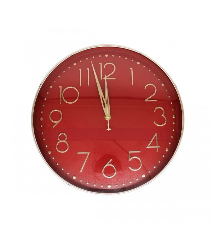 RELOJ D/PARED 31.5CM J24525 REDONDO