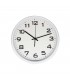 RELOJ D/PARED 35CM J24498 BORDE BLANCO/NEGRO