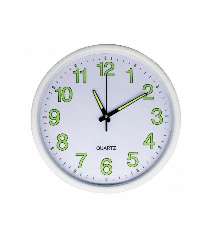 RELOJ D/PARED 35CM J24514 REDONDO NEON