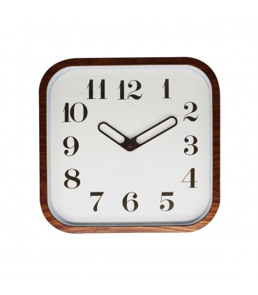 RELOJ D/PARED 28CM J24538 CUADRADO