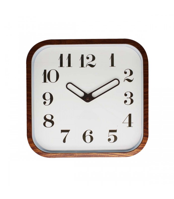 RELOJ D/PARED 28CM J24538 CUADRADO
