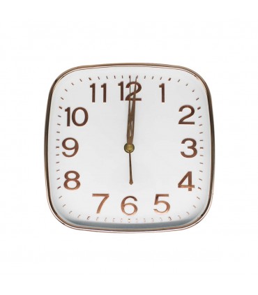 RELOJ D/PARED 22CM J24530 CUADRADO