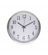 RELOJ D/PARED 40CM J24492 BORDE PLATA