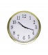 RELOJ D/PARED 40CM J24492 BORDE PLATA