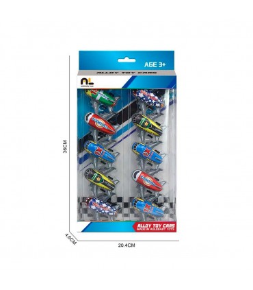 CJ.AVION COLECCION 10PCS 898-107B ALLOY TOY
