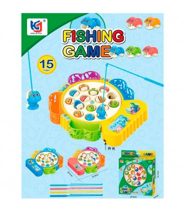 CJ.PESCADOR FISCHING GAME 15PCS 33386