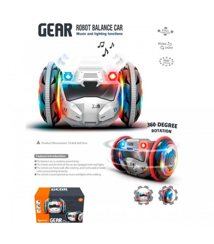 AUTO ROBOT 360 C/LUZ Y SONIDO TA-4