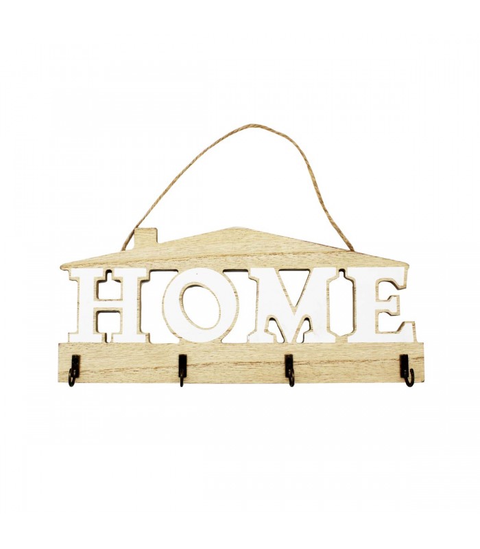 PORTA LLAVE MDF HOME 4LUGAR J25205