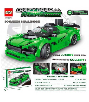 CJ.JUEGO DIDACTICO 398PCS 898 AUTO CRAZY DRAG