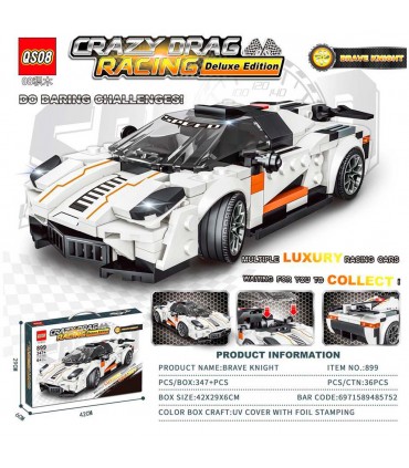 CJ.JUEGO DIDACTICO 347PCS 899 AUTO CRAZY DRAG