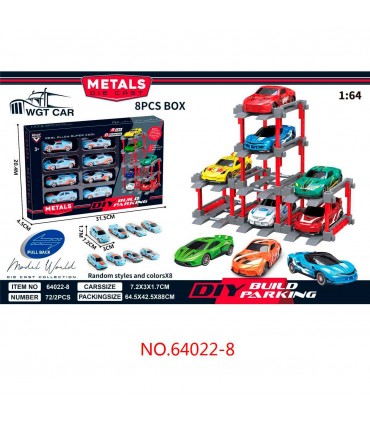 AUTO COLECCION METAL 8PCS 64022-8 BUILD