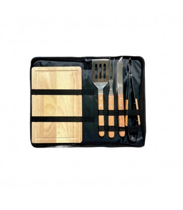 BOLSA KIT P/ASADO 5PCS C/PICA CARNE J26376