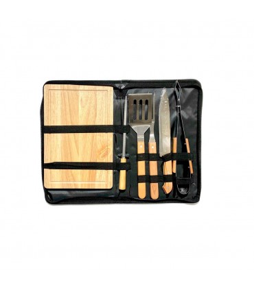 BOLSA KIT P/ASADO 6PCS C/PICA CARNE J26377