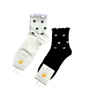 MEDIA FEM.CORAZON 1PCS