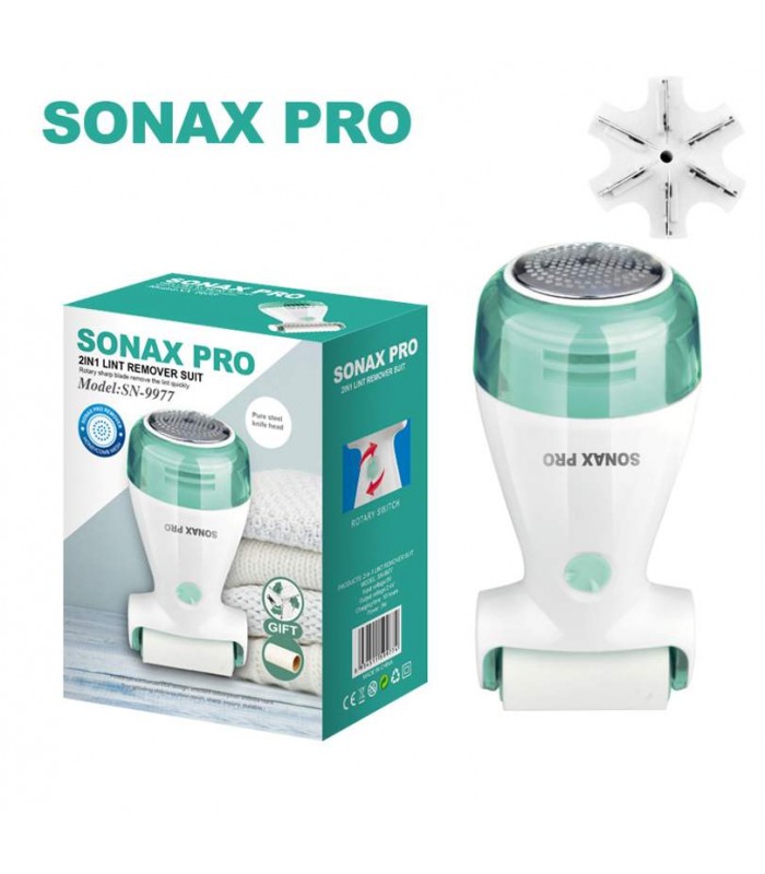 QUITA PELUSA RODILLO 2EN1 SONAX PRO J26869 SN-9977