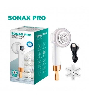 QUITA PELUSA RECARGABLE SN-9800 SONAX PRO