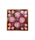 CJ.ADORNO PELOTA NAV.28PCS ROSA J26386