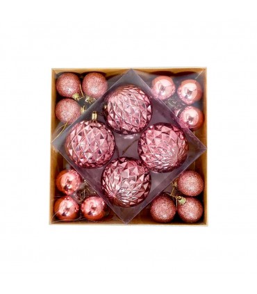 CJ.ADORNO PELOTA NAV.28PCS ROSA