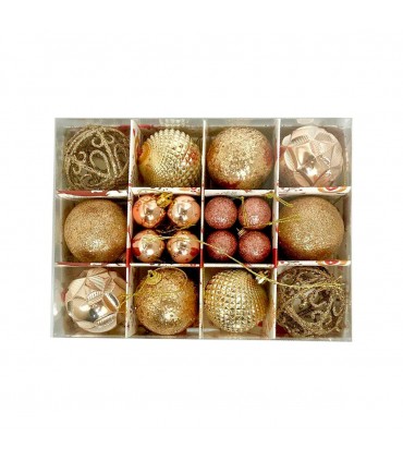 CJ.ADORNO PELOTA NAV.26PCS DORADO/ROSE