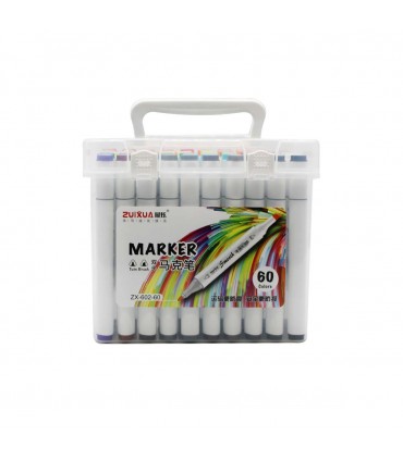 MALETA MARCADOR 60PCS J26638 ZX-602-60