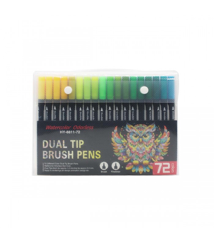 MARCADOR 72PCS DOBLE PUNTA /HY-8811-72