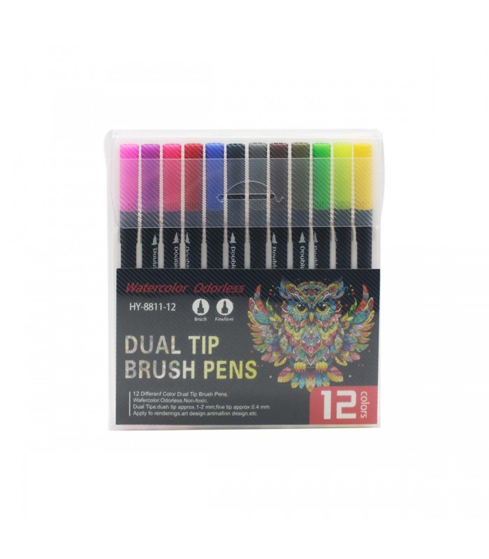 MARCADOR 12PCS DOBLE PUNTA J26474/8811-12