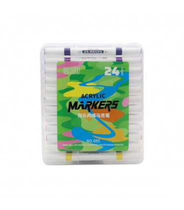 MARCADOR ACRILICO 24PCS J26582
